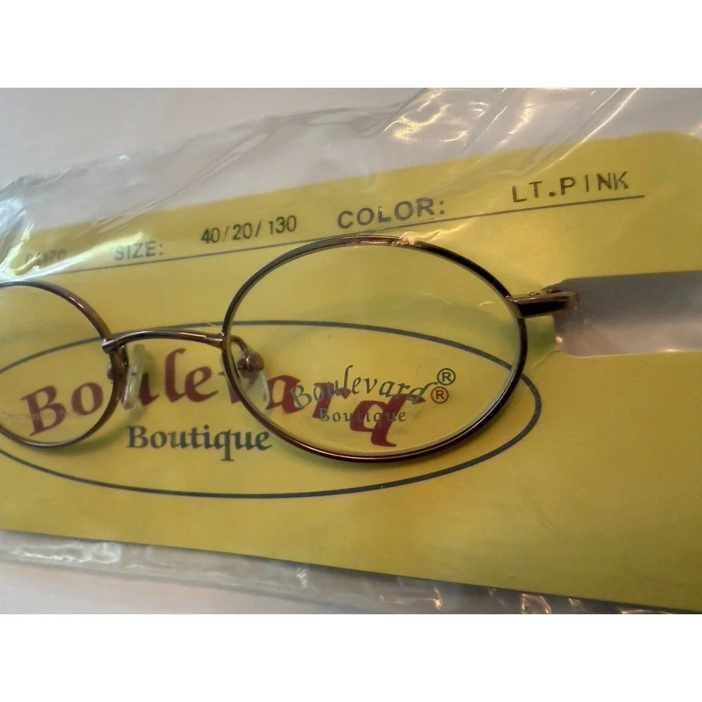 Boulevard Boutique Kids 4170 Light Pink Tone Metal 40-20-130 Eyeglasses Frames